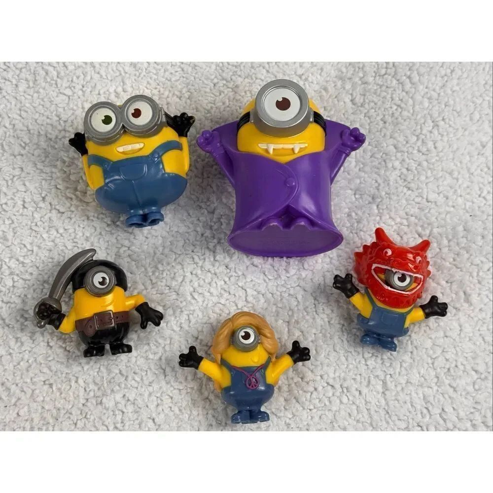 McDonald's Minions Happy Meal Toys Lot of 5